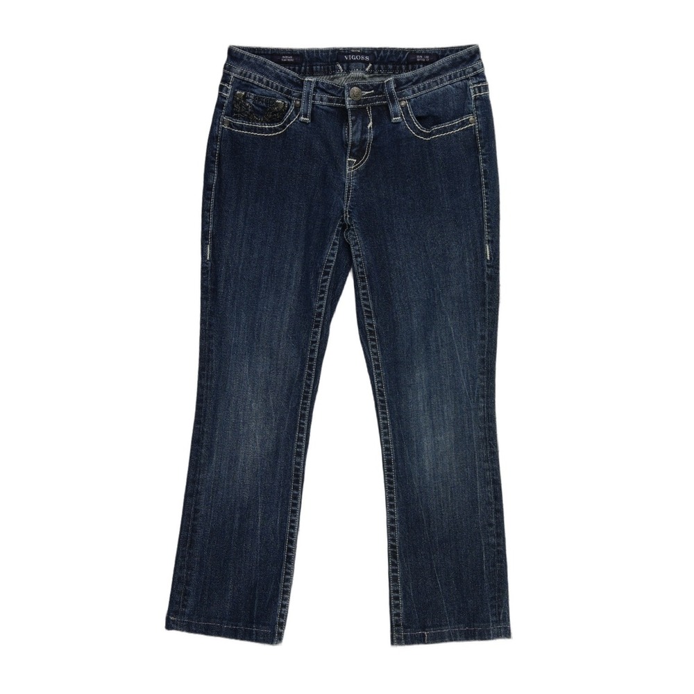 Vigoss Heritage Fit Jeans Women's‎ Size 5/6 Dark Wash Straight Leg Stretch